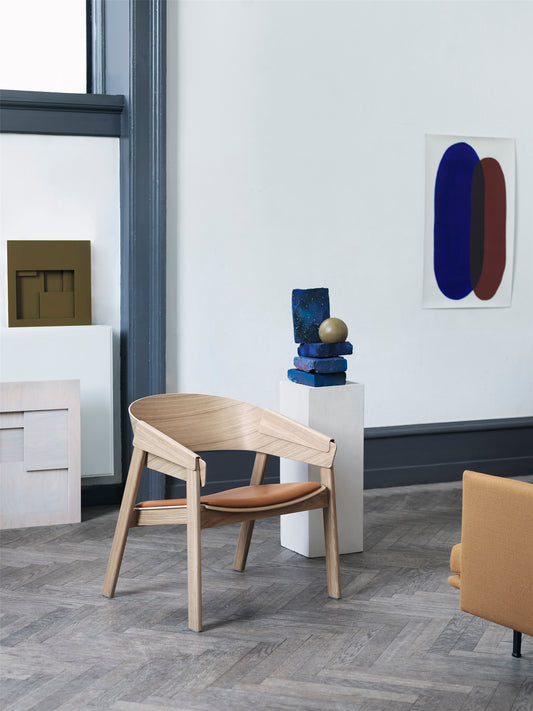 Muuto Cover lounge tuoli harmaa