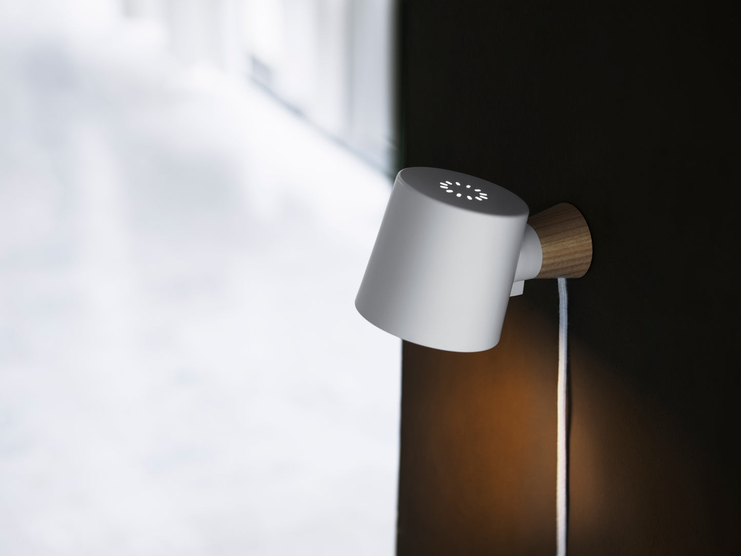 Normann Copenhagen Rise seinävalaisin valkoinen