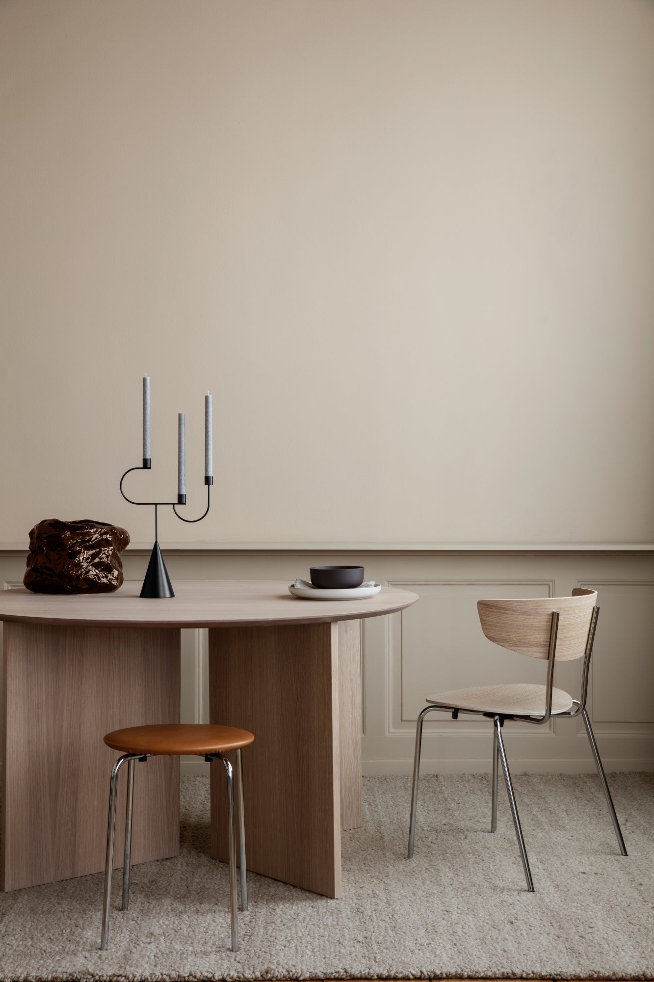 Ferm Living Tuck ruukku punaruskea