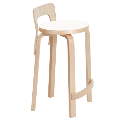 Artek K65 työtuoli valkoinen laminaatti
