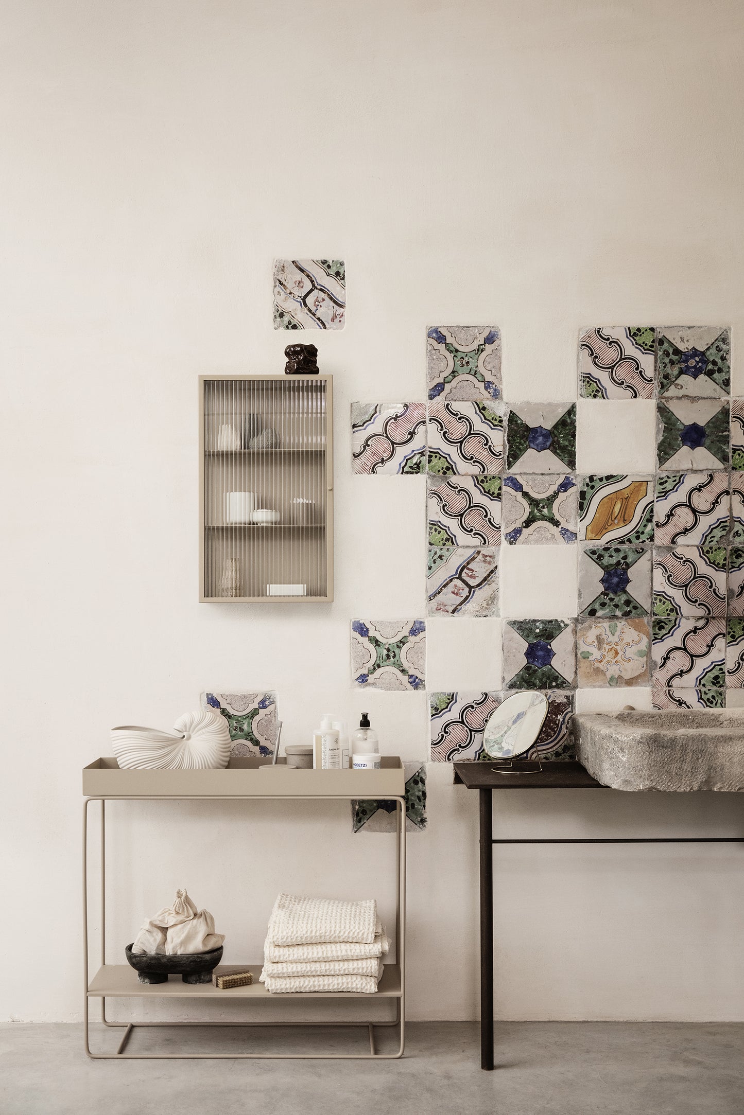 Ferm Living Plant box kaksikerroksinen cashmere