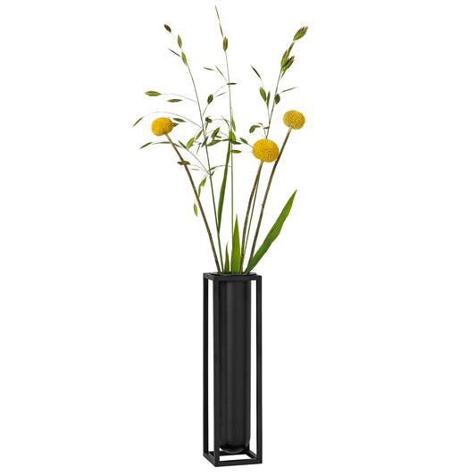 By Lassen Kubus Flora maljakko musta
