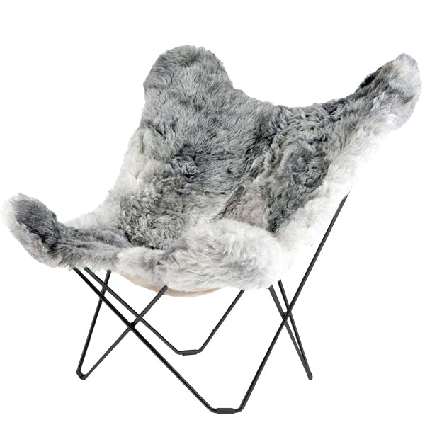 Cuero Iceland Mariposa Shorn Natural harmaa