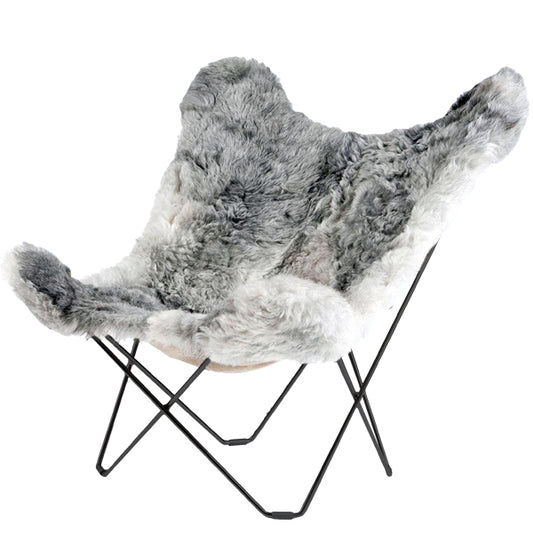 Cuero Iceland Mariposa Shorn Natural harmaa