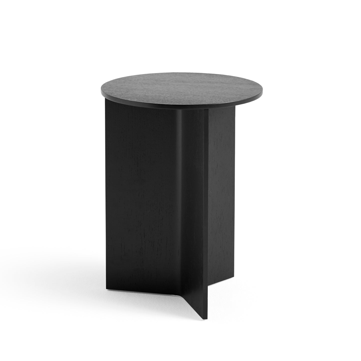 HAY Slit Wood sivupöytä musta tammi