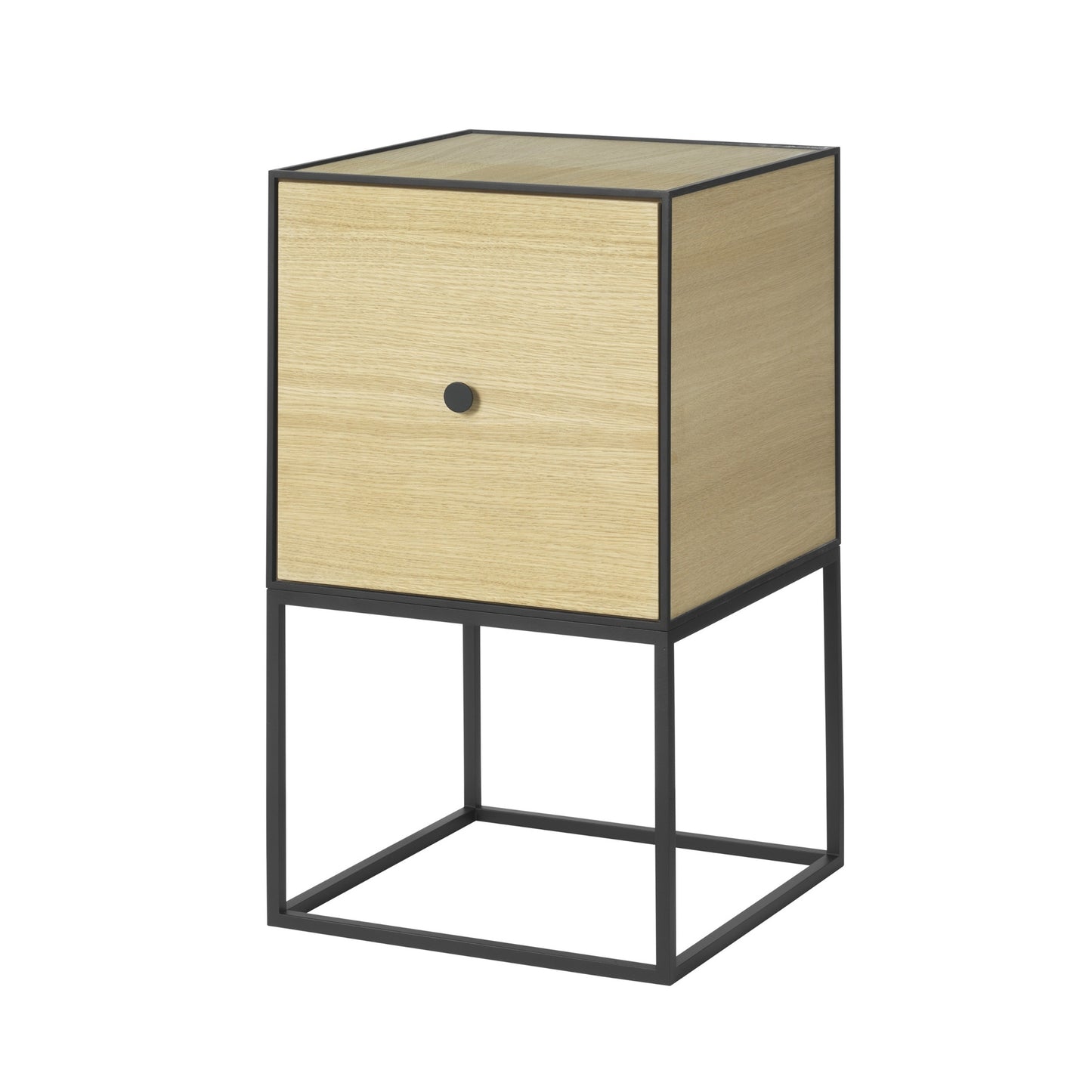 By Lassen Frame 35 moduuli ovella+jalusta tammi/musta (Myymälämalli)