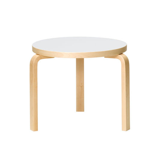 Artek 90D pöytä matala, valkoinen laminaatti