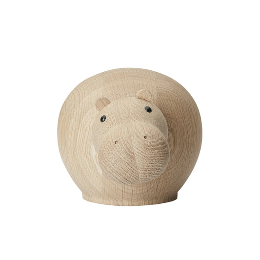 WOUD Hibo Hippopotamus medium tammi