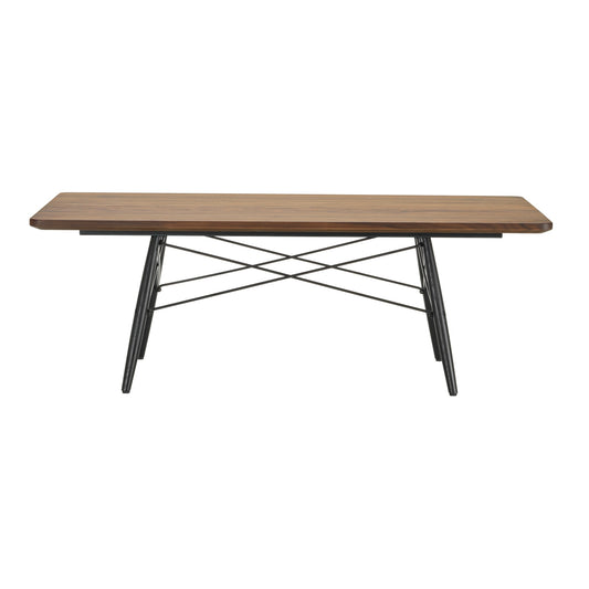 Vitra Eames sohvapöytä 114x76 musta/pähkinä