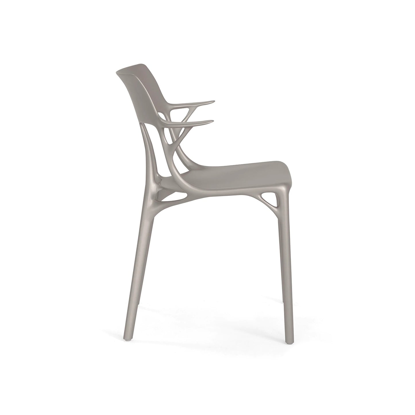 Kartell A.I. tuoli metallinharmaa