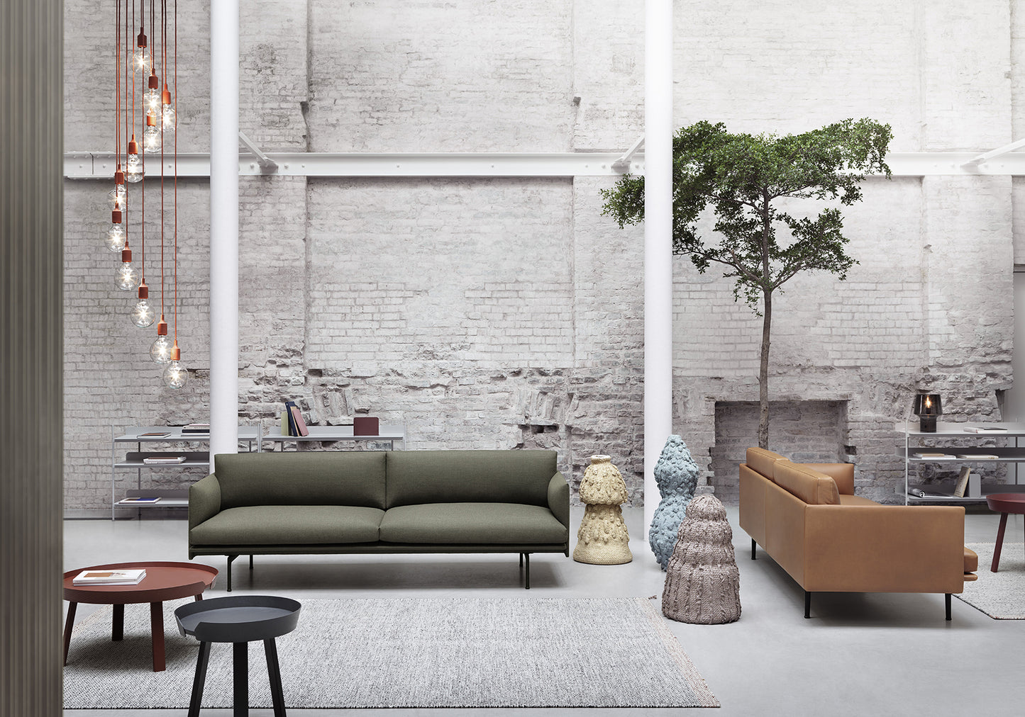 Muuto Outline nojatuoli Fiord 961/musta