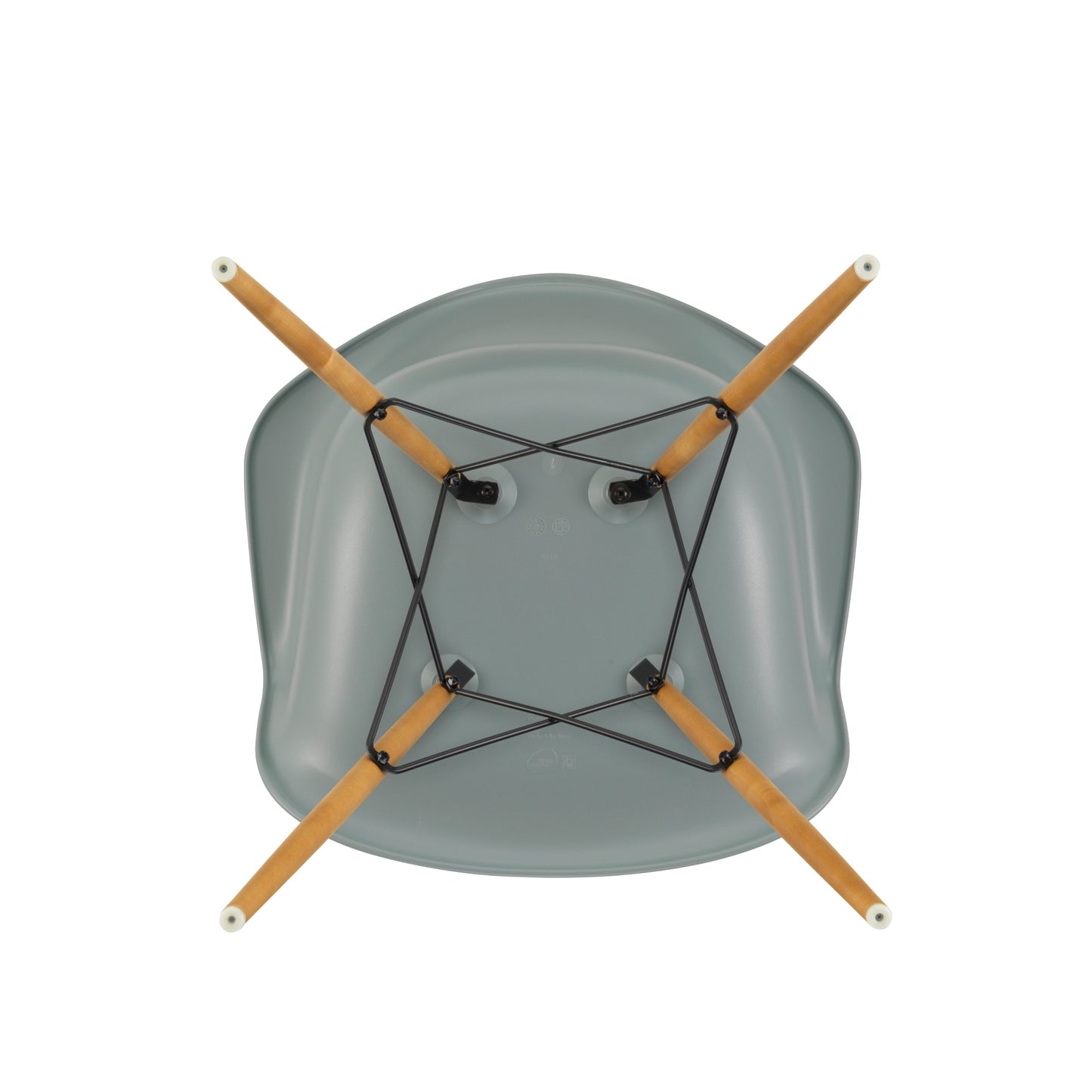 Vitra Eames DAW tuoli vaaleanharmaa/vaahtera