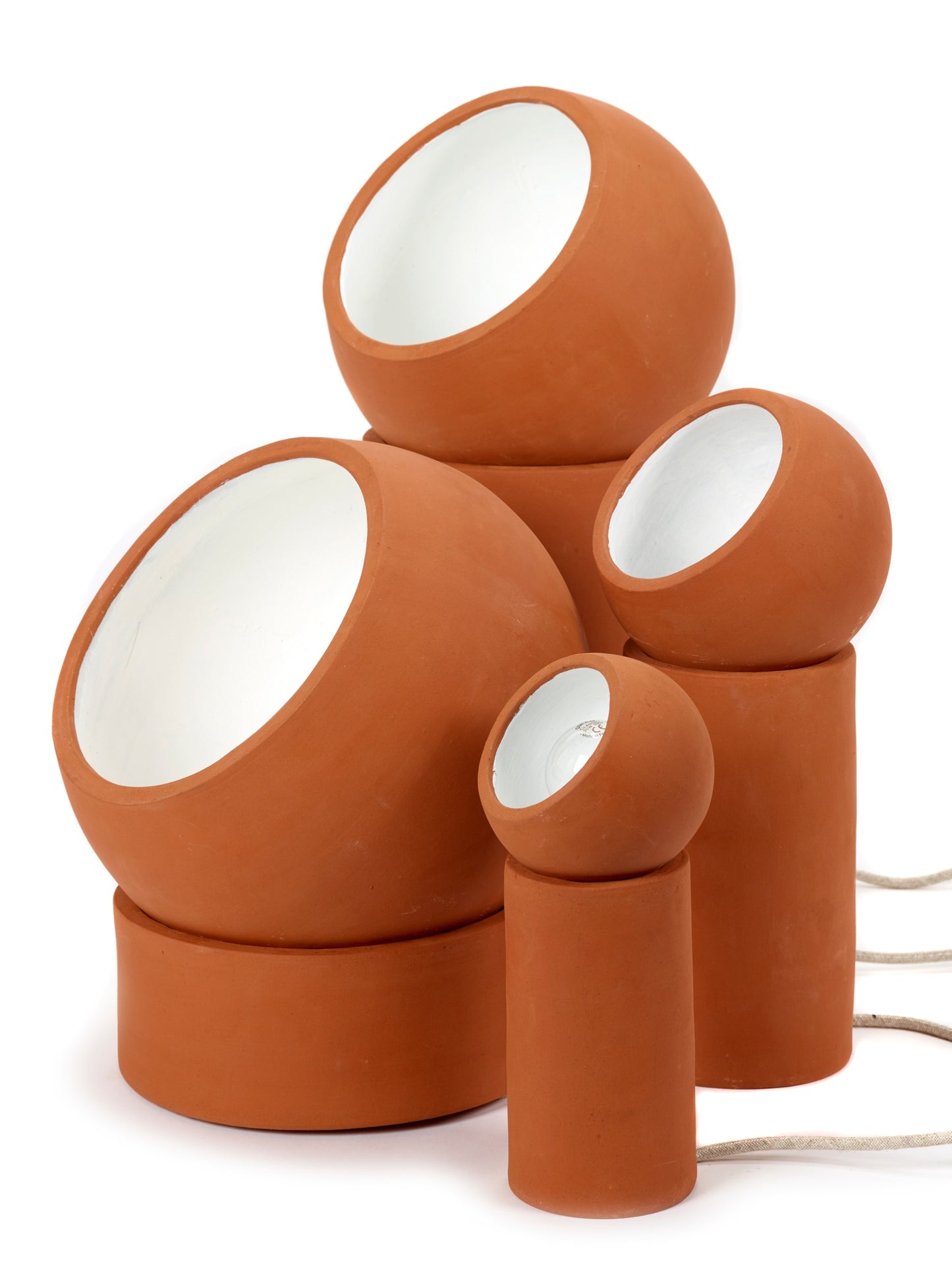Serax Terra Light M pöytävalaisin terrakotta