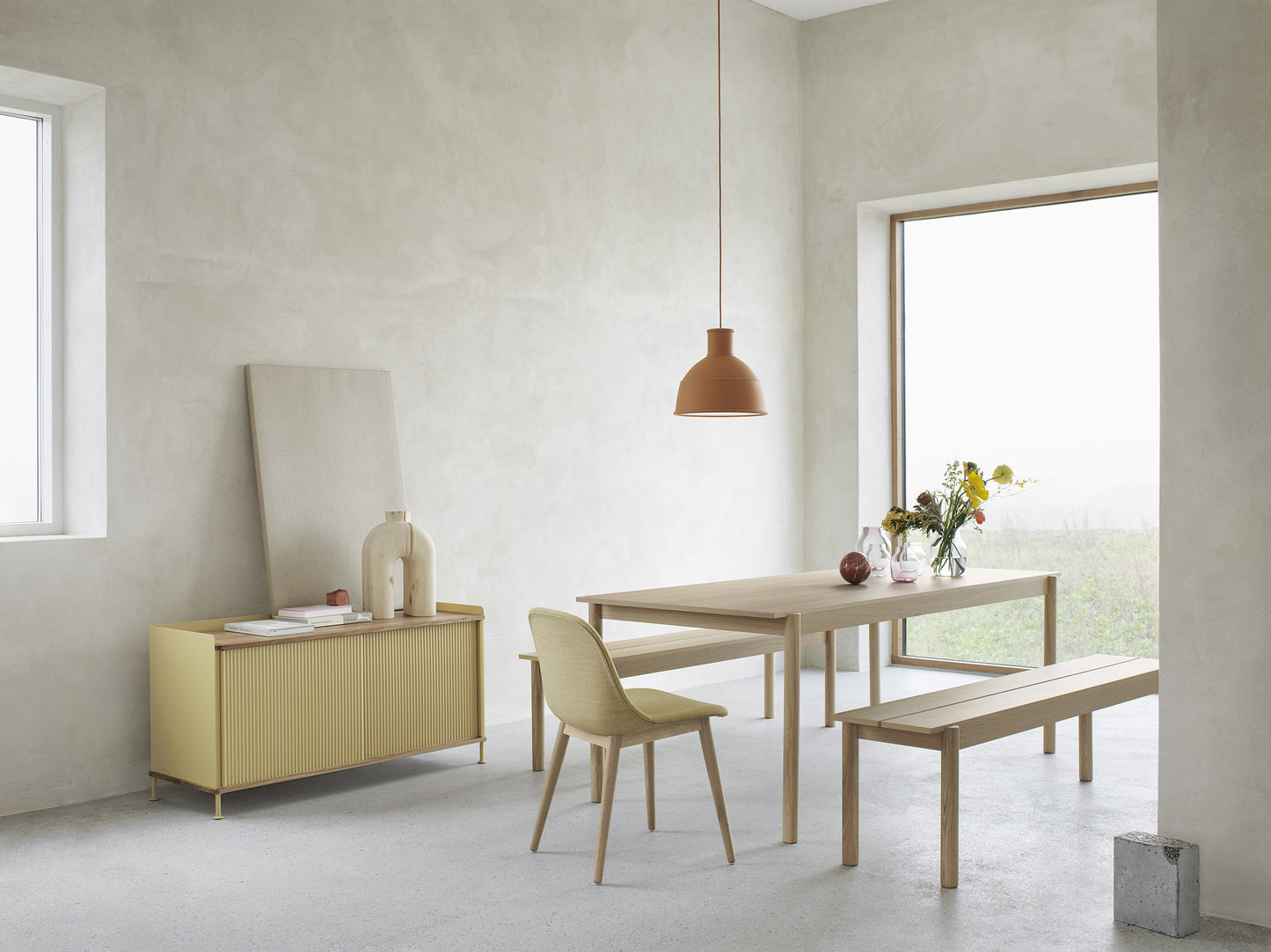 Muuto Linear pöytä 200x90cm tammi