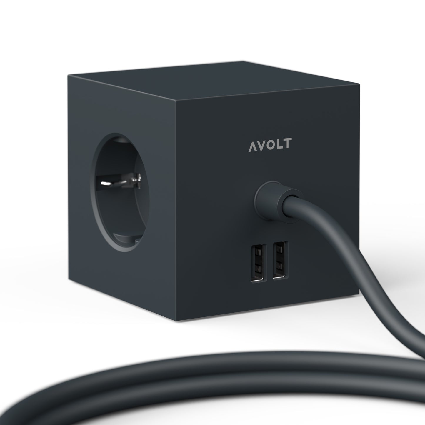 Avolt Square 1 USB jatkojohto musta