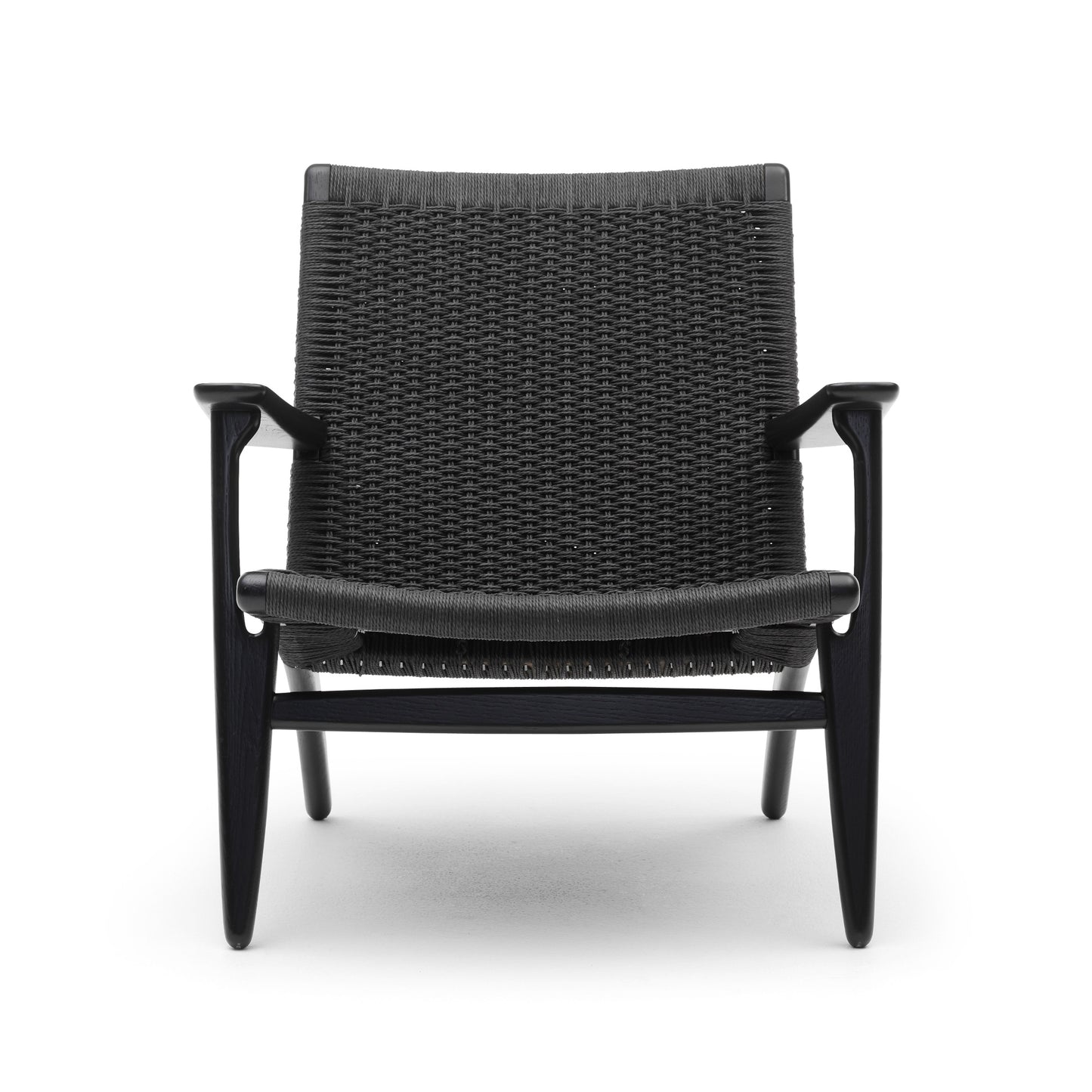 Carl Hansen & Søn CH25 lepotuoli musta/musta