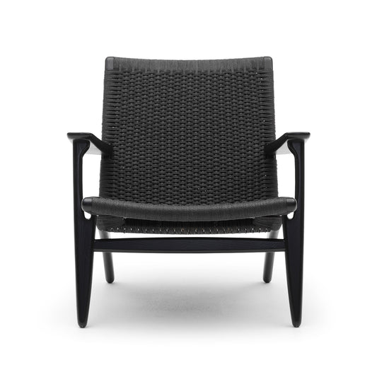 Carl Hansen & Søn CH25 lepotuoli musta/musta