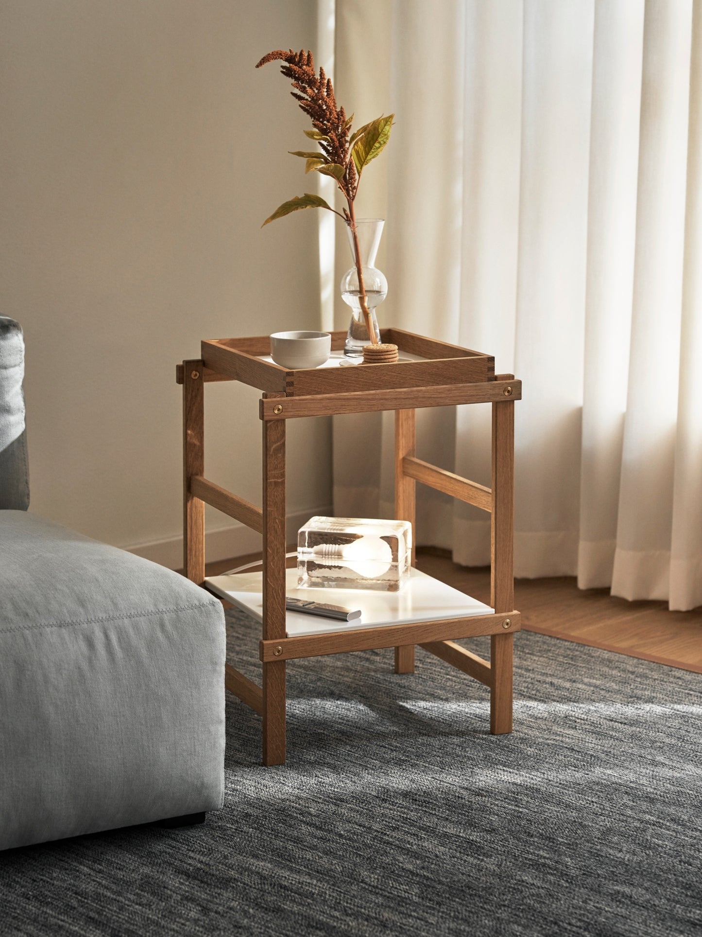 Design House Stockholm Block valkoisella johdolla