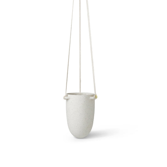 Ferm Living Speckle amppeli pieni luonnonvalkoinen