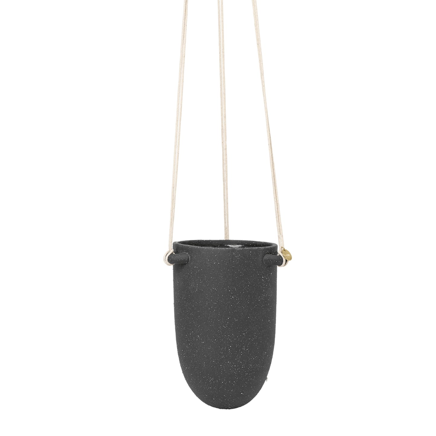 Ferm Living Speckle amppeli pieni tummanharmaa