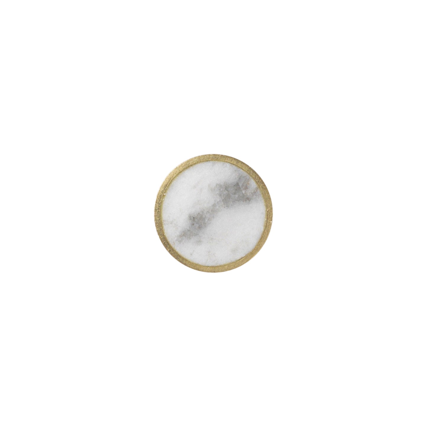 Ferm Living Hook Stone ripustin marmori/messinki pieni