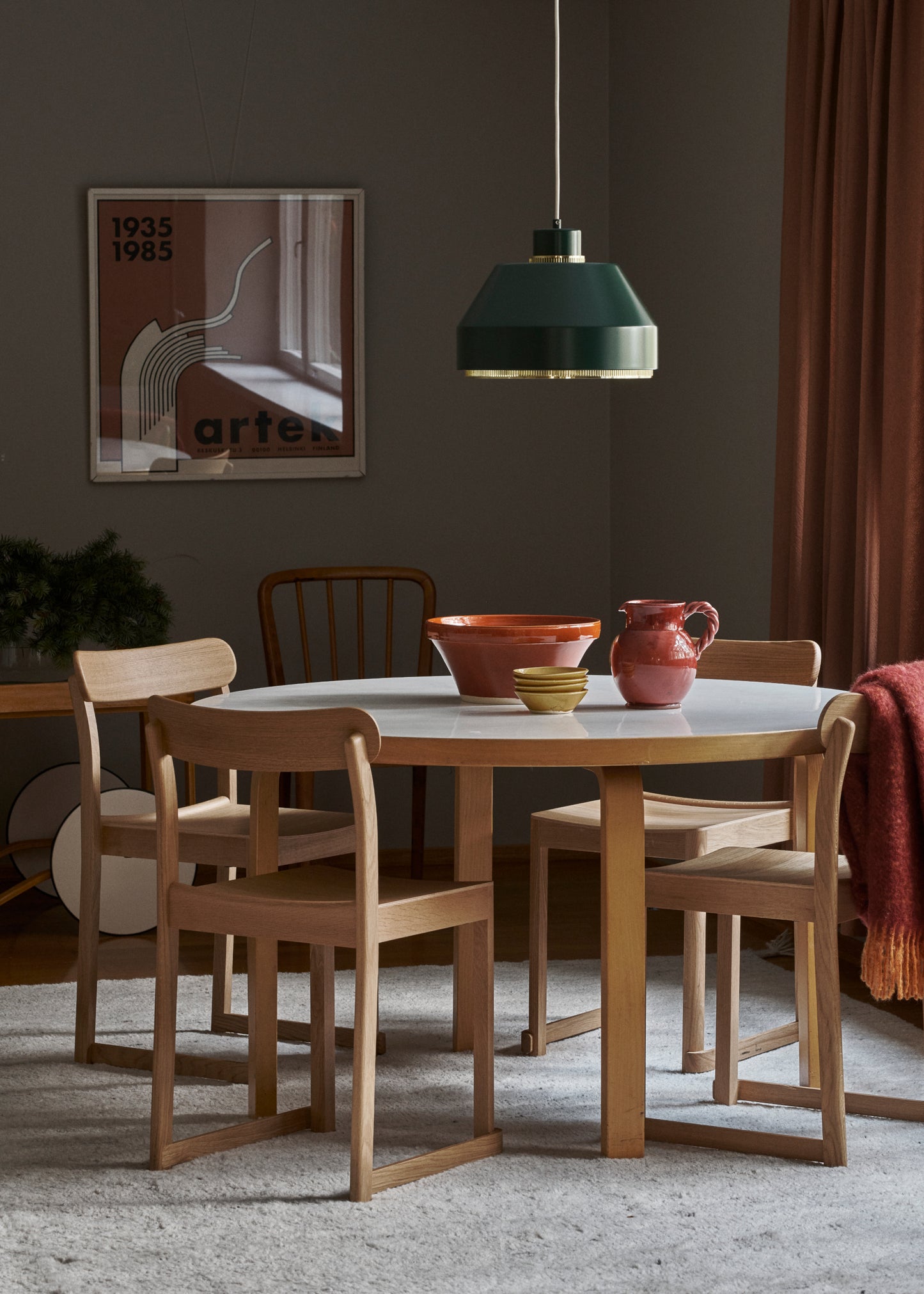 Artek 91 pöytä valkoinen laminaatti