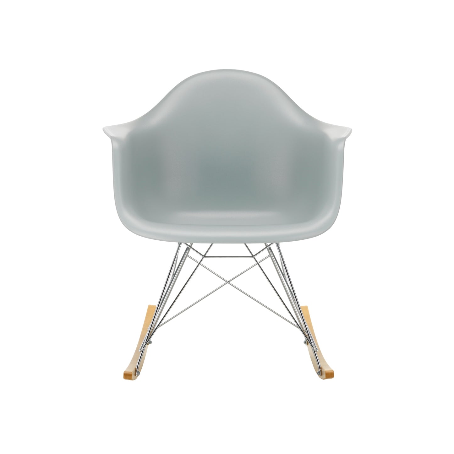 Vitra Eames RAR keinutuoli vaaleanharmaa/vaahtera