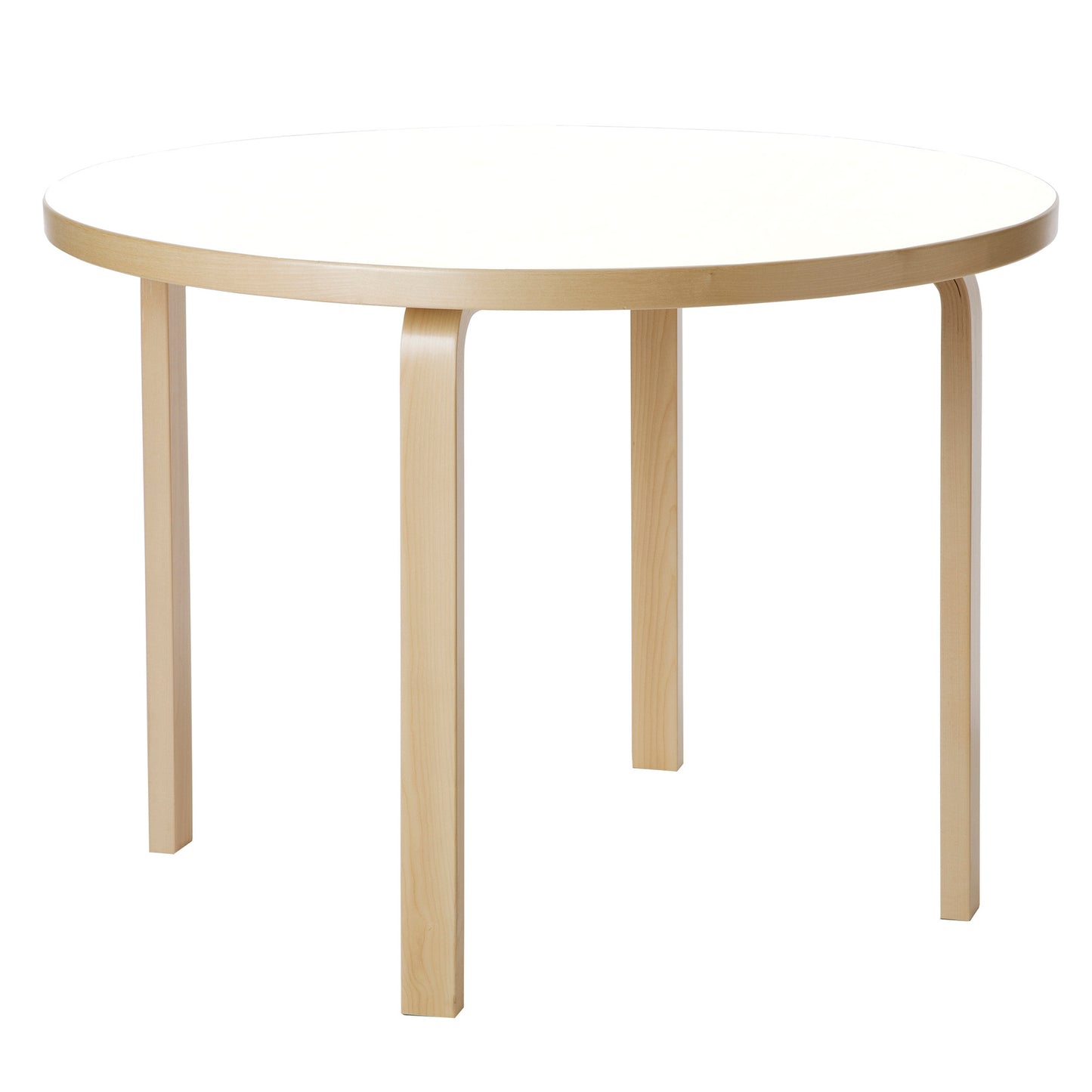 Artek 90A pöytä matala, valkoinen laminaatti