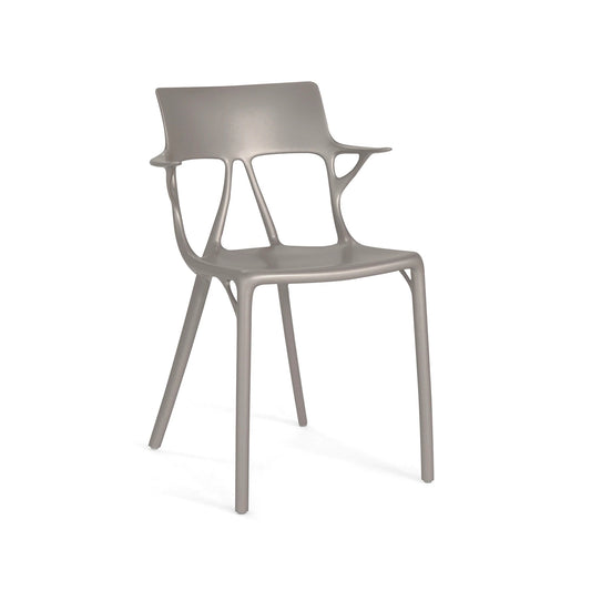 Kartell A.I. tuoli metallinharmaa