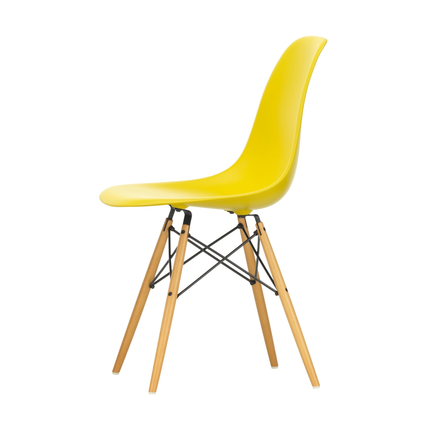 Vitra Eames DSW tuoli keltainen/vaahtera