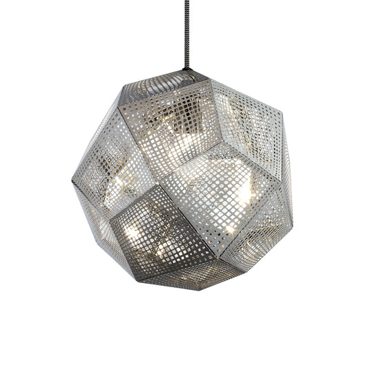 Tom Dixon Etch Shade Stainless Steel valaisin hopea