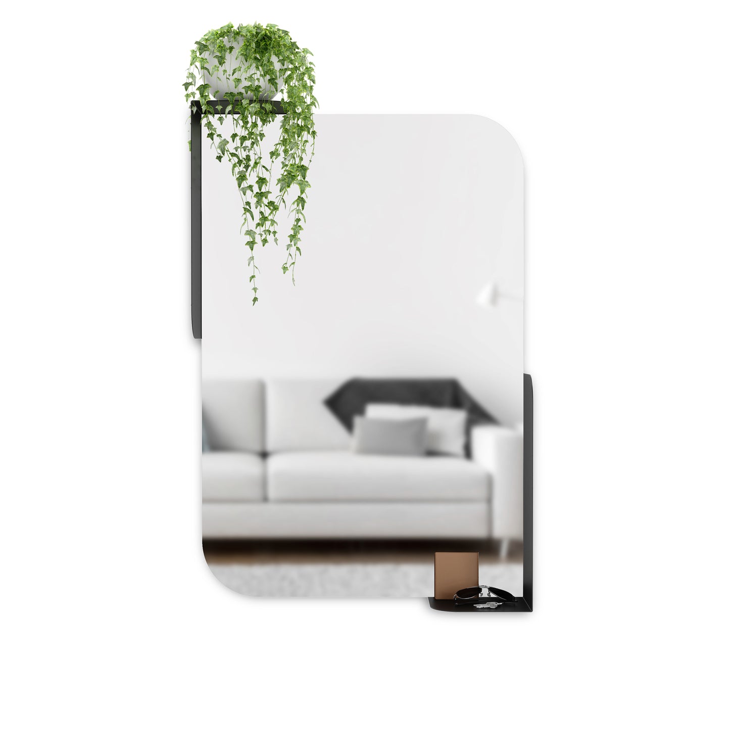 Umbra Alcove peili musta