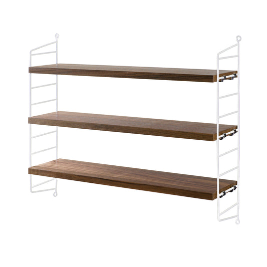 String Pocket pähkinä/valkoinen