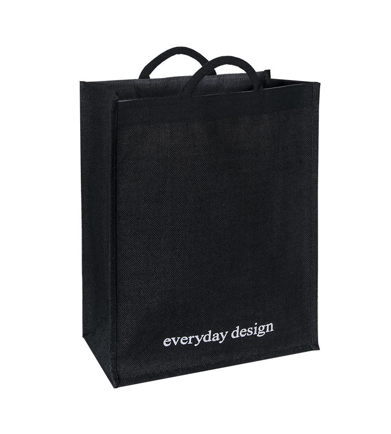 Everyday Design Helsinki juuttikassi musta