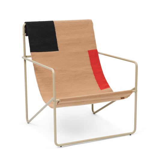 Ferm Living Desert lepotuoli cashmere/block