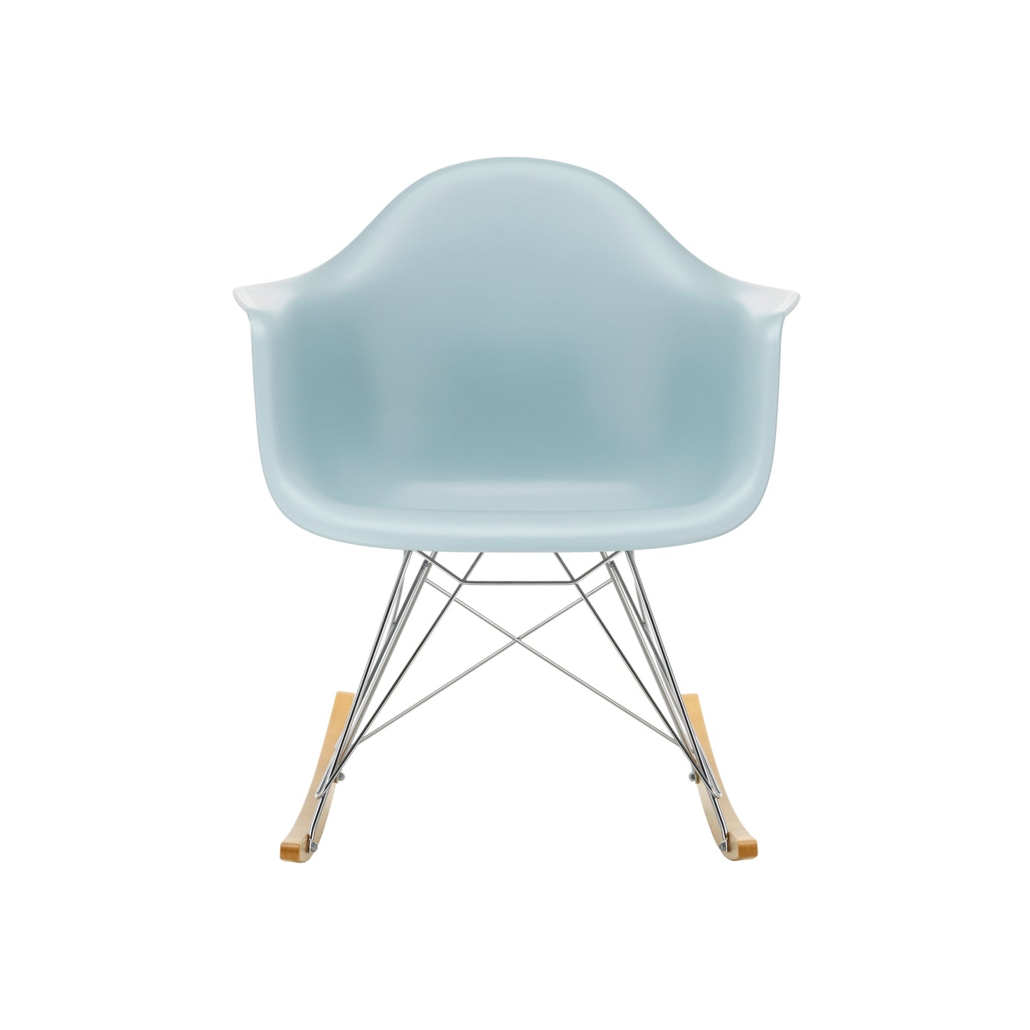 Vitra Eames RAR keinutuoli jäänharmaa/vaahtera