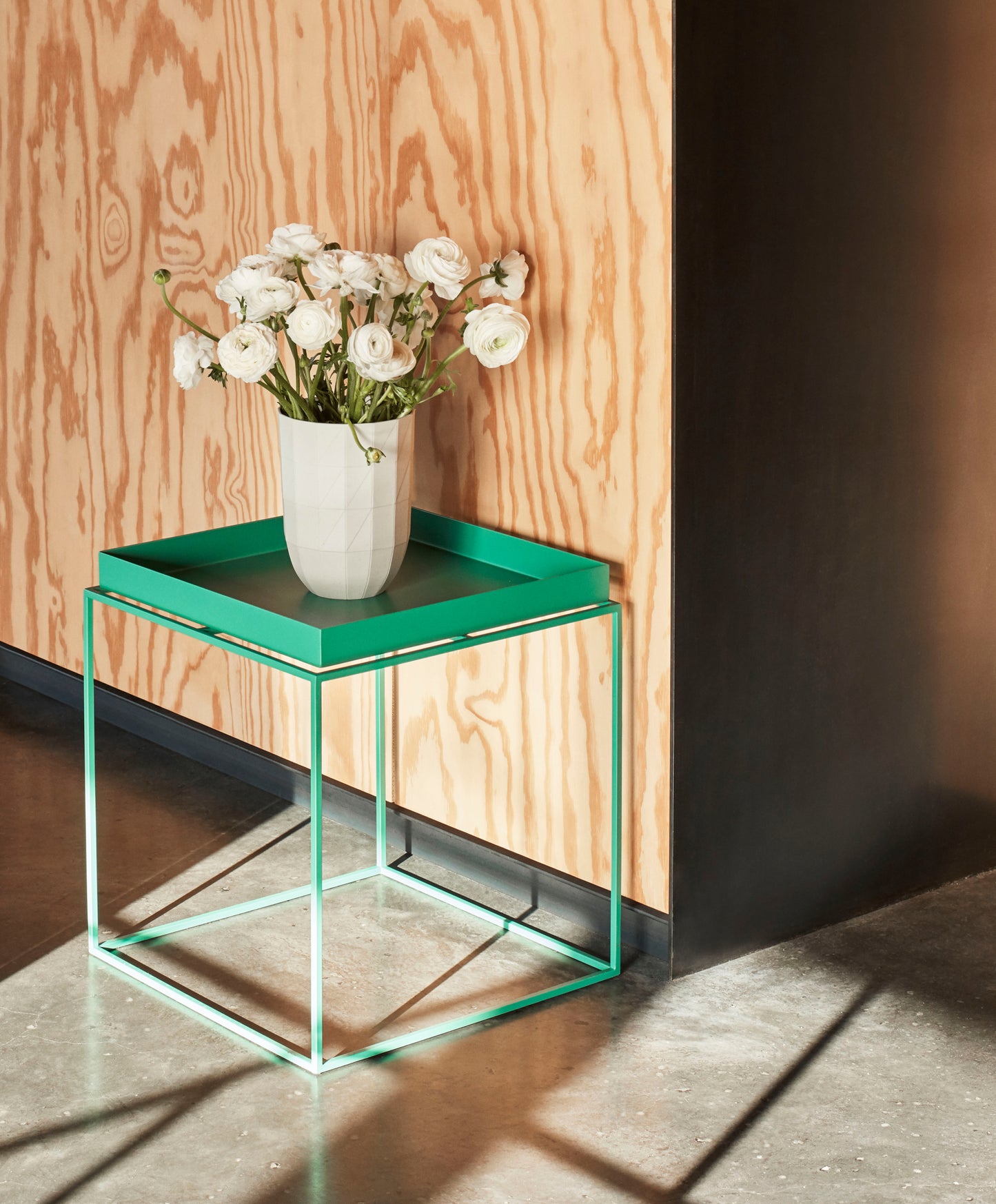 HAY Tray pöytä 40x40 piparminttu