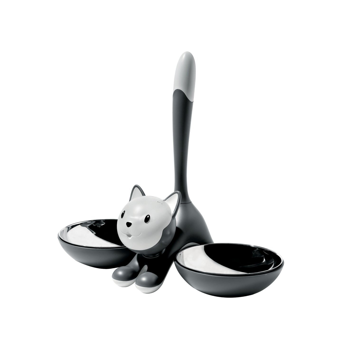 Alessi Tigrito kissanruokakuppi harmaa