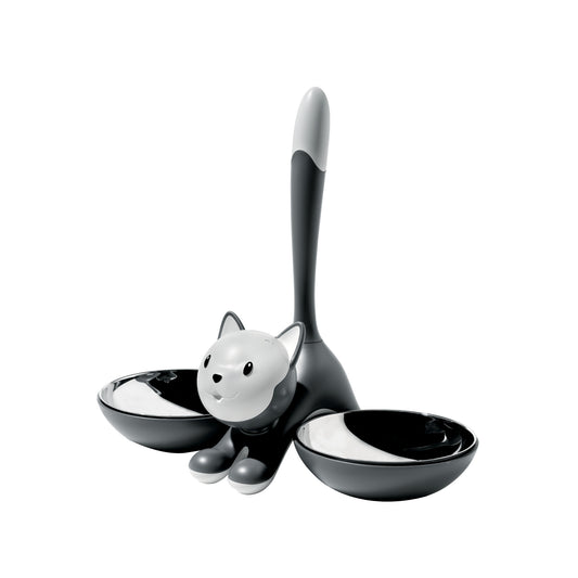 Alessi Tigrito kissanruokakuppi harmaa