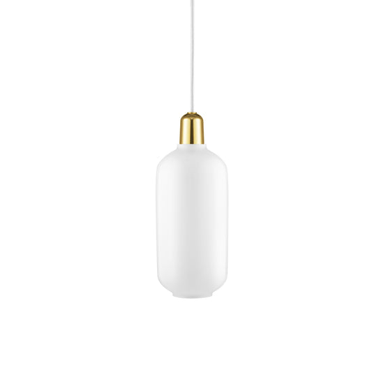 Normann Copenhagen Amp valaisin iso messinki-valkoinen