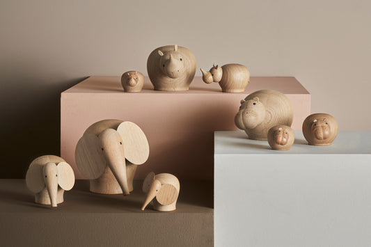 WOUD Nunu Elephant mini tammi
