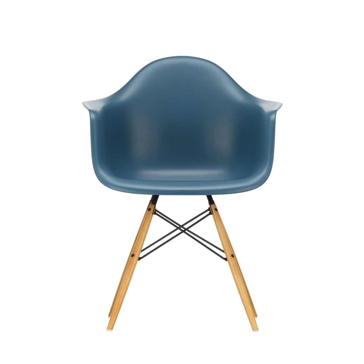 Vitra Eames DAW tuoli sininen/vaahtera