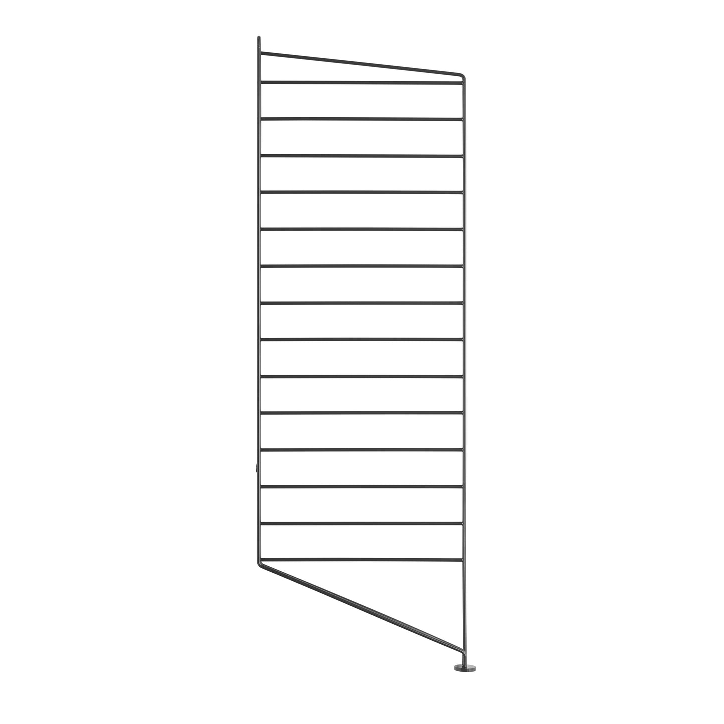 String System lattiapaneeli 85x30 musta