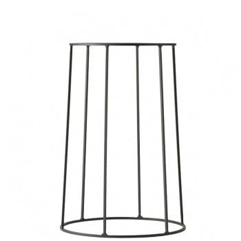 Menu Wire ruukku + jalusta (40 cm) musta