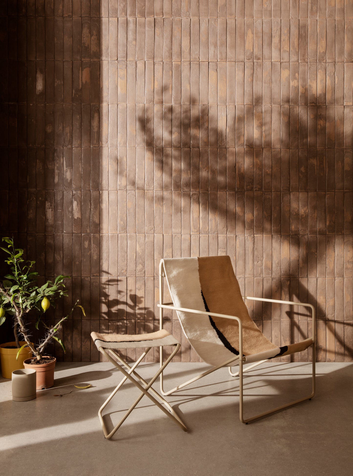Ferm Living Desert jakkara cashmere/soil