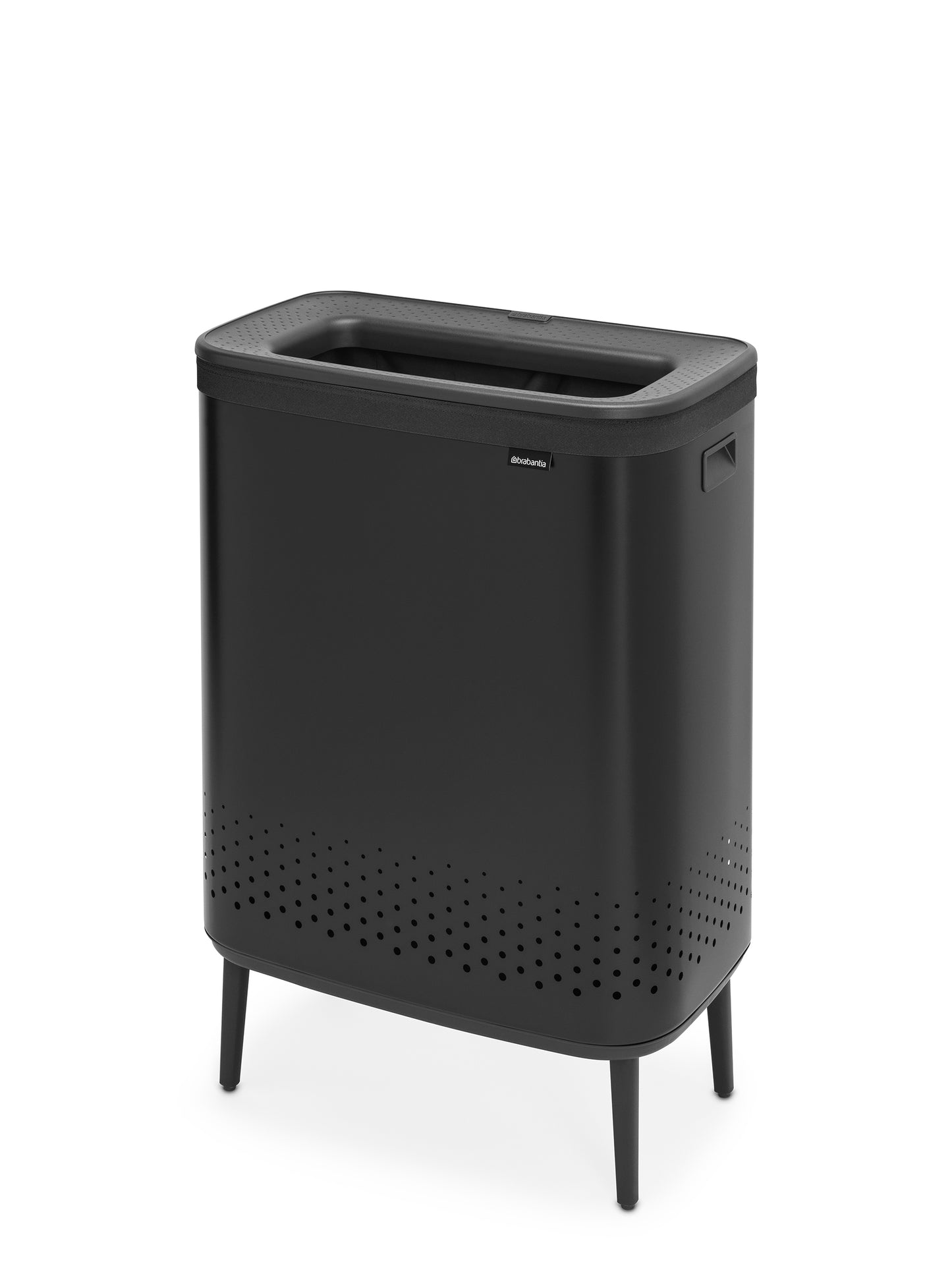 Brabantia Bo hi pyykkikori 2 x 45l mattamusta