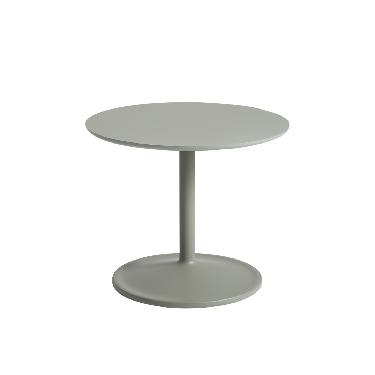 Muuto Soft sivupöytä Ø48 matala vihreä