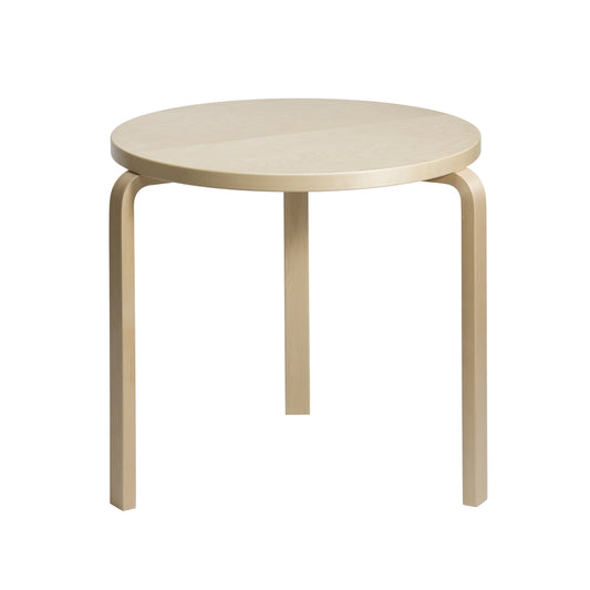 Artek 90B pöytä matala, koivu 52 cm