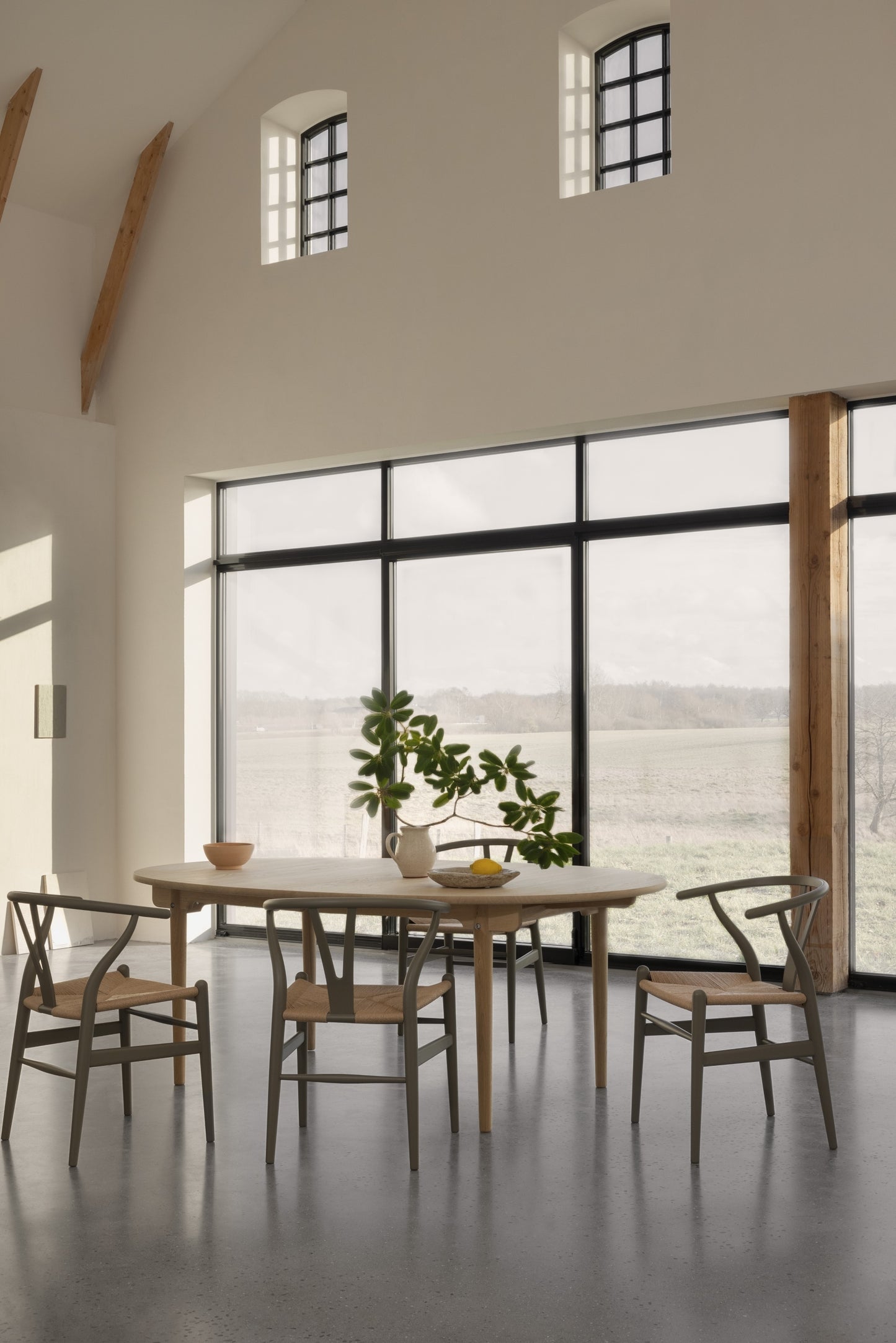 Carl Hansen & Søn CH24 Wishbone Soft Clay pyökki/luonnonväri