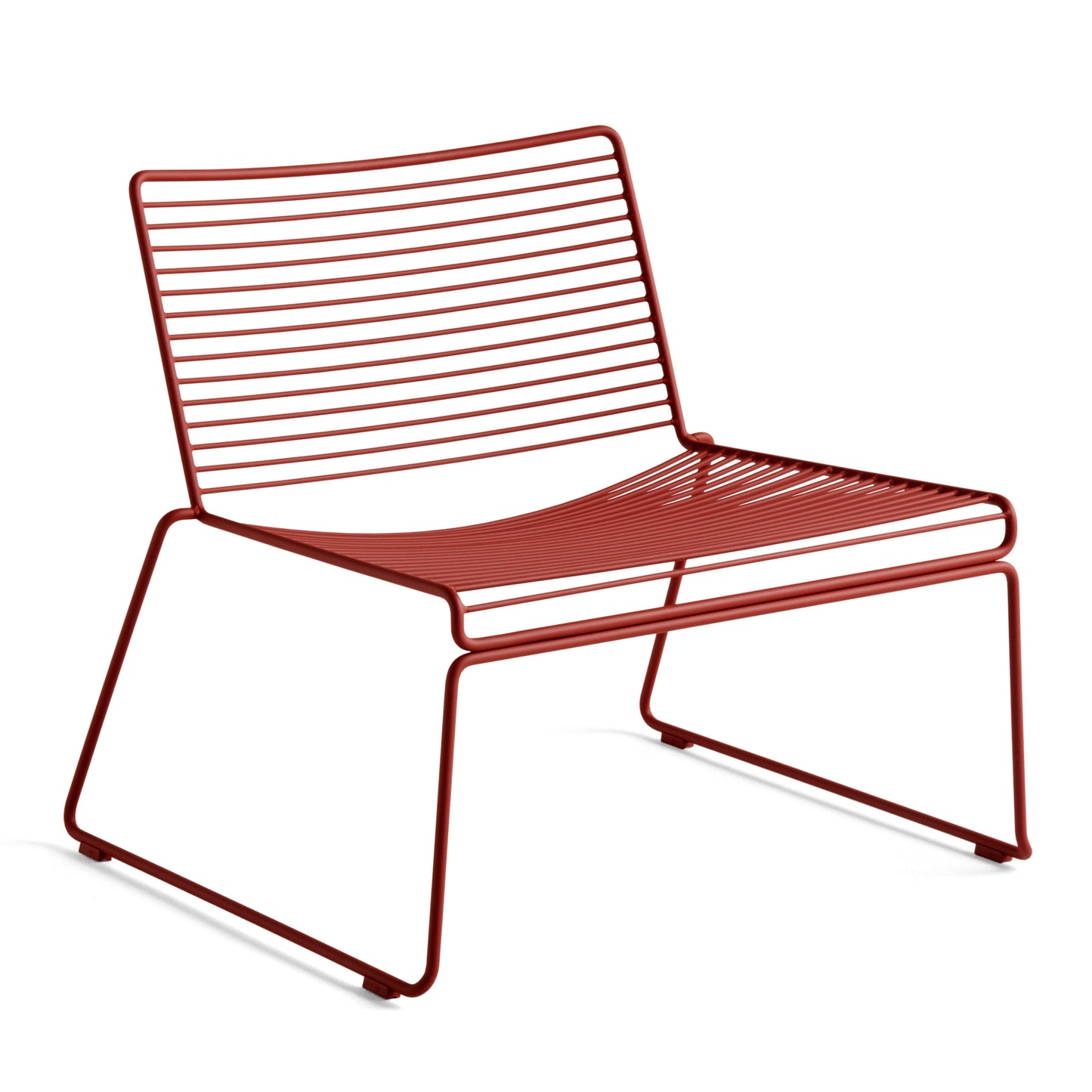 HAY Hee Lounge Chair ruosteenpunainen
